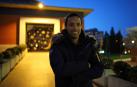 Valmiro Lopes Rocha 'Valdo', nuevo jugador del Izarra, ayer, en Pamplona, ciudad donde reside.