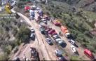 La Guardia Civil despliega un dron sobre el operativo de búsqueda de Julen