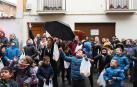 Lluvia de panes en Los Arcos para celebrar San Vicente