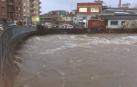 Crecida del río Ulzama en el puente de Villava