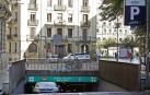 Las señales del parking de la plaza del Castillo incumplen la ordenanza