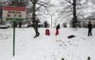 La alerta por nieve afecta al centro y al norte de la Comunidad foral