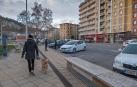 Imagen de otra de las zonas reguladas por parquímetros en la ciudad, el parking frente a ikastola.