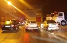 Tres denunciados por hacer carreras en el polígono de Areta