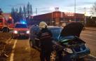 Un herido leve en un accidente de tráfico en el polígono de Cordovilla