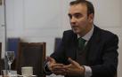 Santiago Sala, en un momento de la entrevista