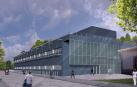 Recreación del nuevo edificio del Laboratorio Unificado del CHN.