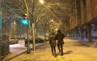 Nieve sobre Pamplona y Comarca