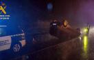 Herido tras volcar su vehículo en la N-121A
