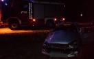 Un herido leve tras volcar su coche en la NA-6100 a la altura de Falces