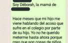 El whatsApp de una madre a los padres del acosador de su hijo que se ha hecho viral