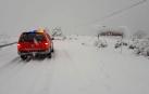 La nieve y la lluvia complican la circulación en buena parte de las carreteras navarras