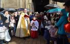 San Blas bendice en Lodosa mascotas, roscos y muñecos