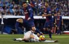 Luis Suárez, Leo Messi y Aleix Vidal marcaron los goles en el clásico disputado este sábado 23 de diciembre en el Santiago Bernabéu.