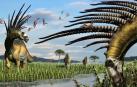 Recreación de Bajadasaurus, cuyos fósiles han sido encontrados en la Patagonia argentina.