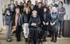 Artistas y galeristas en la inauguración de la exposición 'Acompañarte', en el marco de 'Los febreros de Ormolú'.