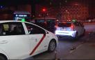 Los taxistas vuelven a circular por Madrid