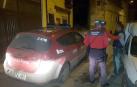Momento de la detención en Lodosa.