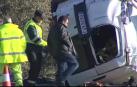 Mueren cinco empleados de una empresa en un accidente de tráfico en Utrera (Sevilla)