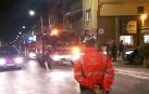 Alarma en Los Arcos tras incendiarse un edificio de siete plantas
