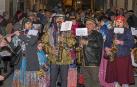 Su alegre pasacalles recorrió el centro de la ciudad entre canciones y bailes de los ex danzaris Francisco Beruete