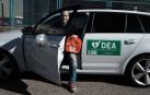 Daniel Ayechu Huarriz, conductor del primer taxi de Navarra equipado con desfibrilador.