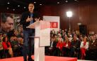 El secretario general del PSOE y presidente del Gobierno, Pedro Sánchez, interviene en el acto de presentación de la candidatura de Juan Espadas a la Alcaldía de Sevilla.