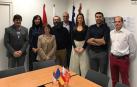 Asistentes al acto de lanzamiento del proyecto transfronterizo F-COMP