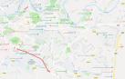 Mapa con los puntos señalados de las alteraciones del tráfico en Pamplona y la Comarca este jueves, 21 de febrero.
