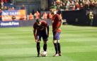 Imágenes del partido Osasuna-Zaragoza disputado en El Sadar.