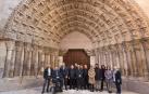 La puerta de la Catedral de Tudela, restaurada tras 15 meses de obra