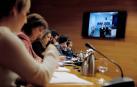 El exresponsable de Orange Market Álvaro Pérez, el Bigotes, durante su declaración por videoconferencia desde la cárcel