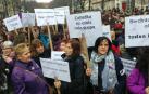 Imágenes de los numerosos actos celebrados en la Comunidad foral con motivo de la conmemoración del Día Internacional de la Mujer (8M).
