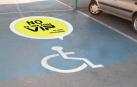 Campaña sobre el uso de plazas para discapacitados en Pamplona.