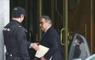 El exministro del Interior, Juan Ignacio Zoido, a su llegada esta tarde al Tribunal Supremo para declarar como testigo en el juicio del procés.