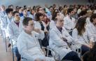 Asamblea de médicos este jueves.