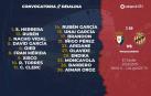 Rubén y dos canteranos entran en una convocatoria de la que se cae Rober Ibáñez