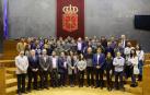 Recepción en el Parlamento a los participantes en el Campus de Jóvenes Cooperativistas