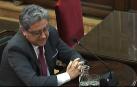 El exdelegado del Gobierno, Enric Millo, durante su declaración como testigo en la decimoprimera jornada del juicio del procés en el Tribunal Supremo.