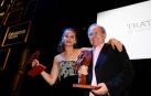 Emilio Gutiérrez Caba y su sobrina nieta, Irene Escolar, premiados en los Fotogramas de Plata.
