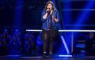 Hannah Labotka cantó 'When we were young' anoche en 'La Voz'.