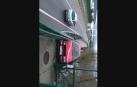 Vídeo del coche empotrado en el paseo del Arga.