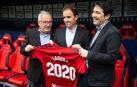 Jagoba Arrasate, "muy feliz" por su vinculación con Osasuna hasta 2020