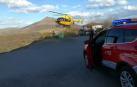 Un herido tras sufrir una caída en una sidrería de Ibardin