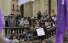 Concentración en la plaza del Castillo de Pamplona por el Día de la Mujer