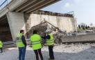 El tramo del puente de la N-121-C tardará en repararse dos meses
