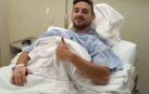 Nico Quijera, operado del tendón de Aquiles