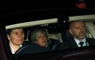 Theresa May abandona el Parlamento británico.