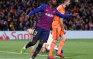 El jugador del F.C. Barcelona Ousmane Dembélé.