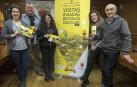 Desde la izquierda, Laida Ansorena (Nahiaz), Mikel Ramos (Navark), la técnica municipal  Andrea Rodríguez, la edil Marta Astiz y Xabier Larreta (CETE) durante la presentación del programa.